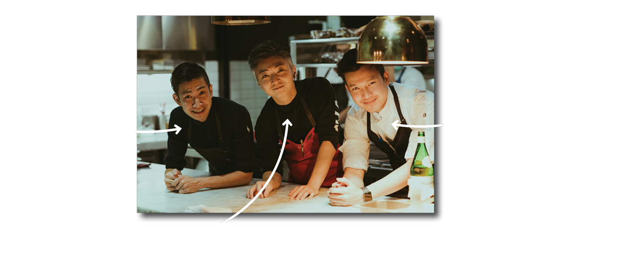 This is a image of TOWN's kitchen staff